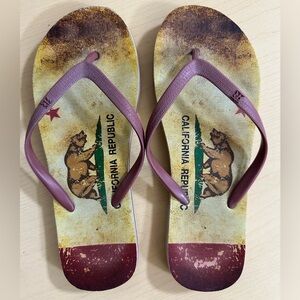 California Republic Flip Flops